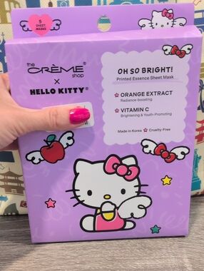 The Crème Shop x Hello Kitty Printed Essence Sheet Masks